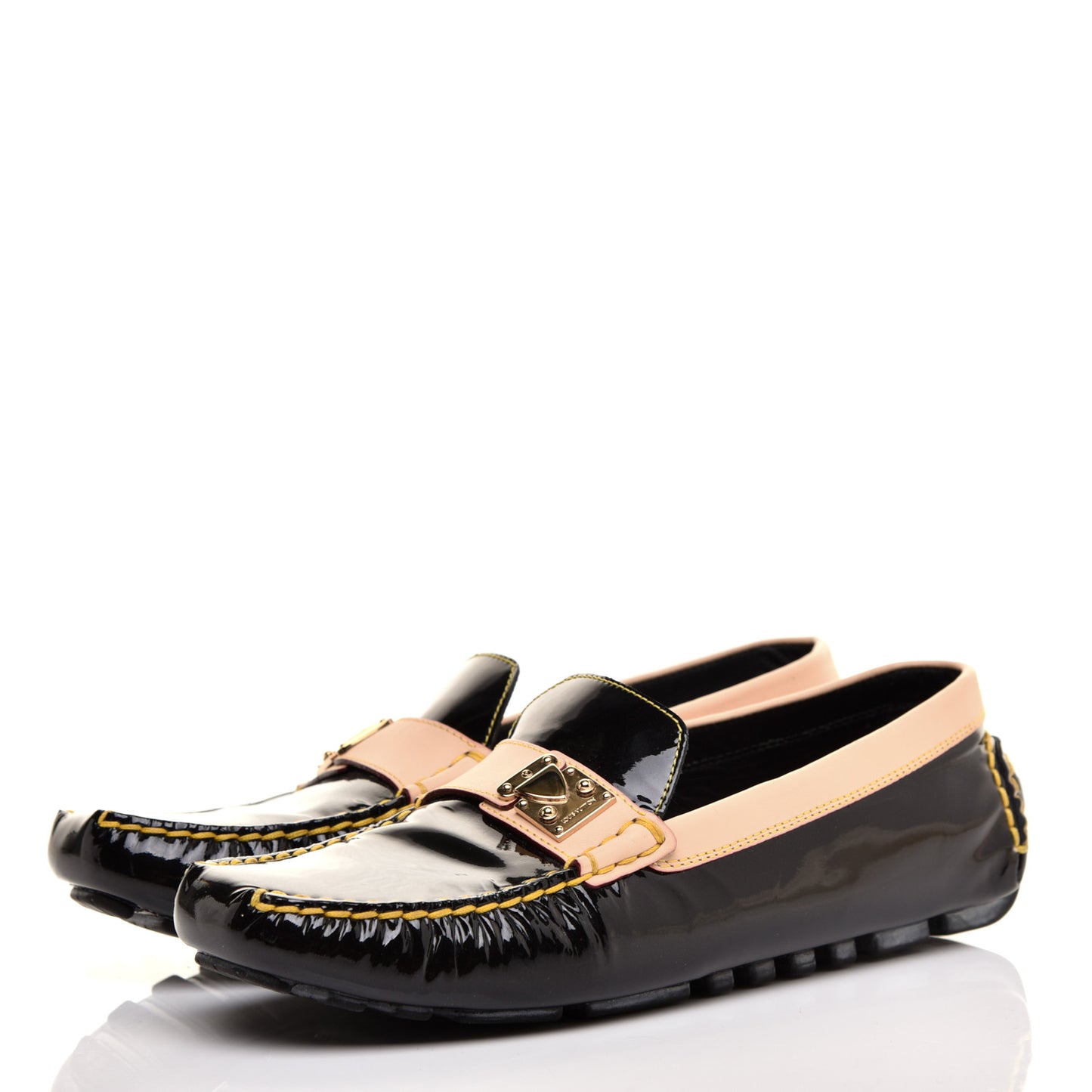 Patent Vachetta Zen Driving Loafers 39 Black