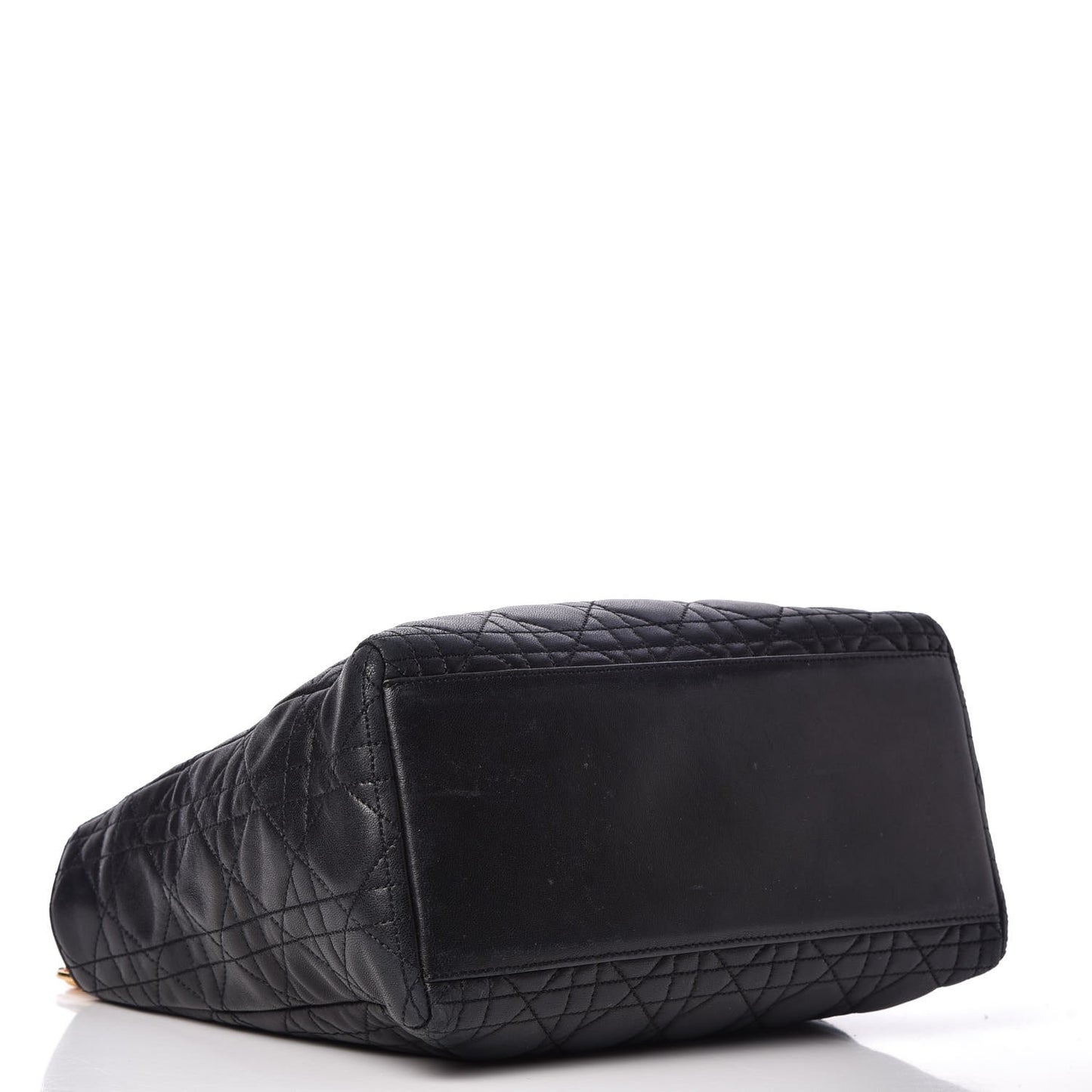 Lambskin Cannage Medium Lady Dior Black