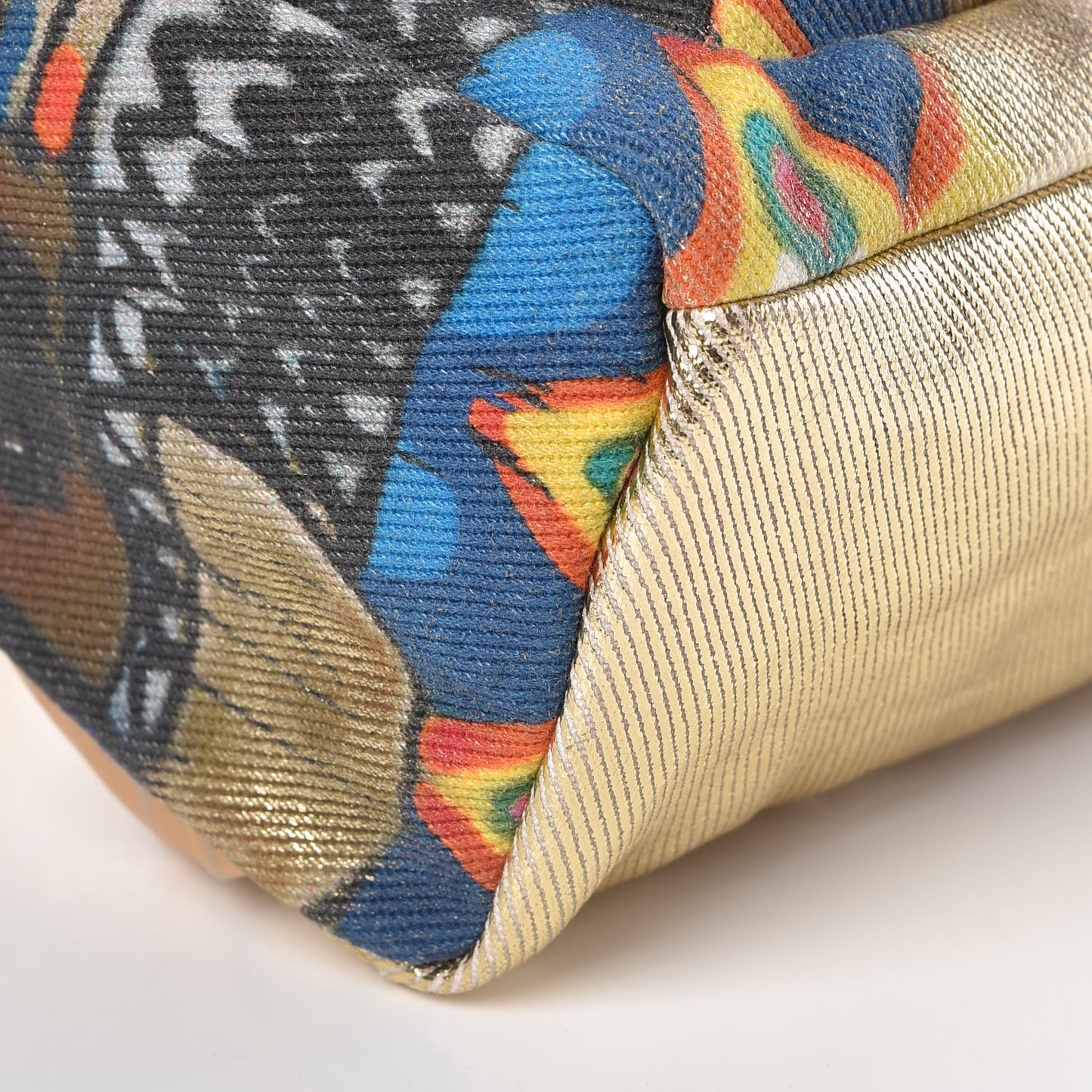 Graffiti Printed Canvas Street Spirit Backpack Multicolor