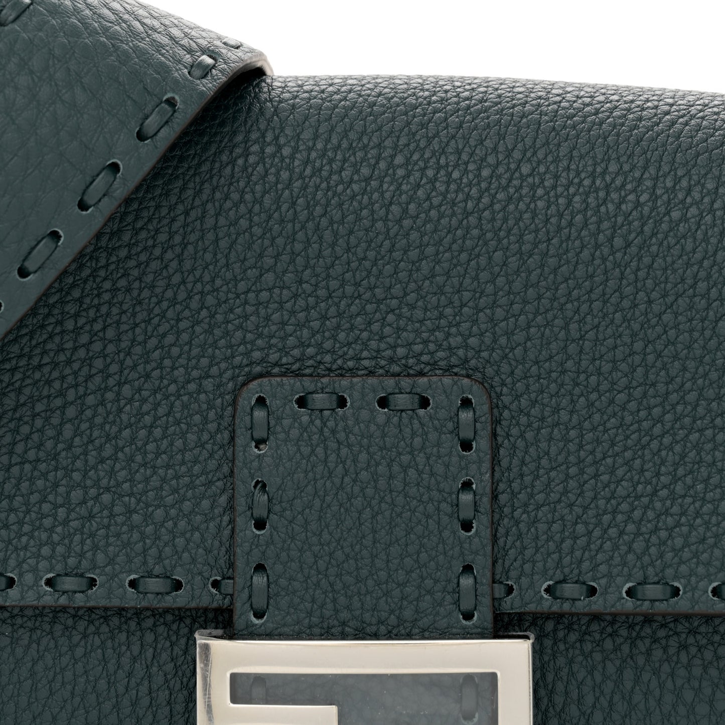 Cuoio Roma Sellerissima Nappa Sintetica Tape Stitch Baguette Amazzonia