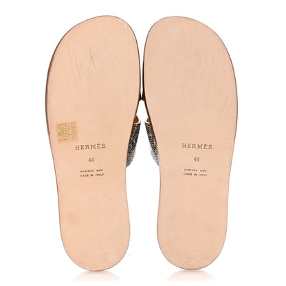 Hermes Lizard Mens Izmir Sandals 44 Ombre 6 of 9