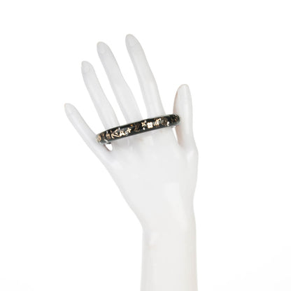 Louis Vuitton Resin Swarovski Small Inclusion Bracelet PM Black 2 of 4