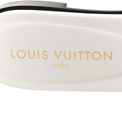 Louis Vuitton Calfskin LV Isola Flat Sandals 40 White 8 of 8