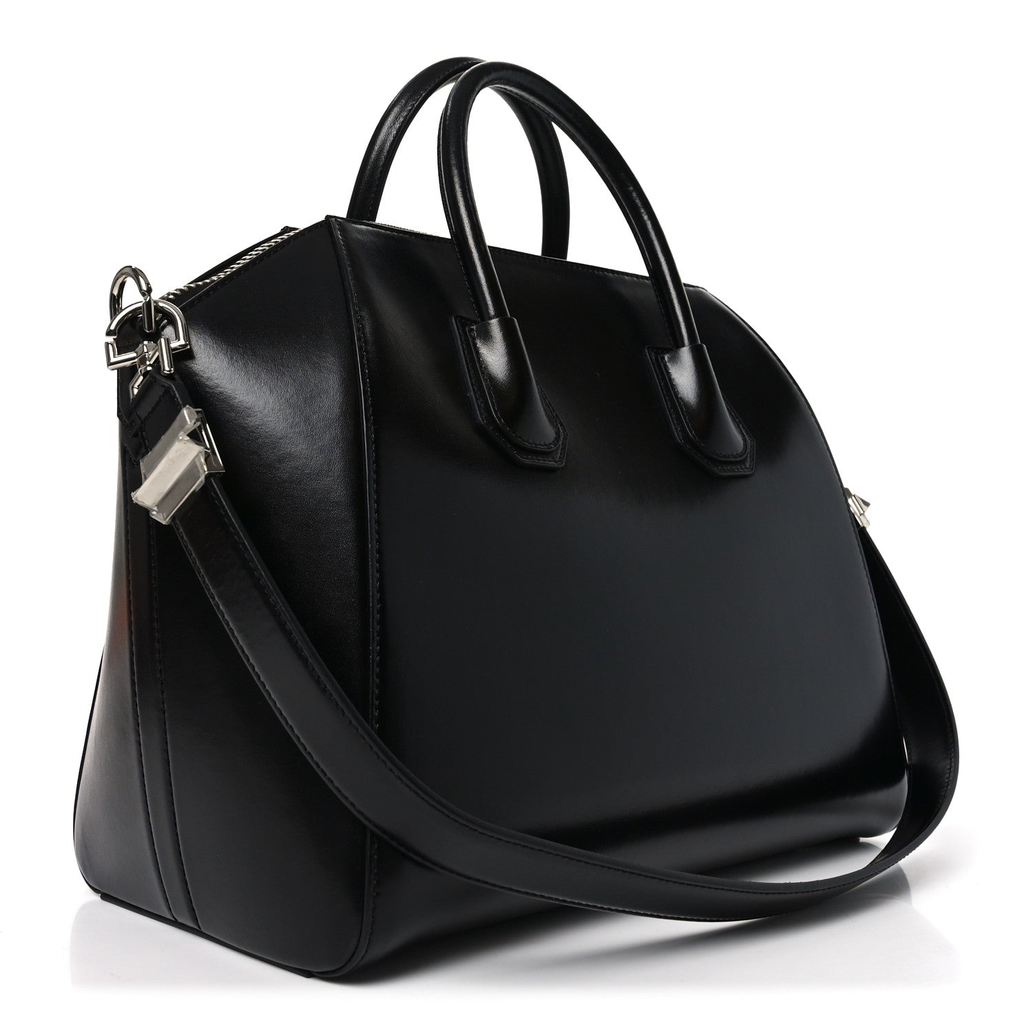 Givenchy Shiny Lord Calfskin Medium Antigona Black 3 of 10