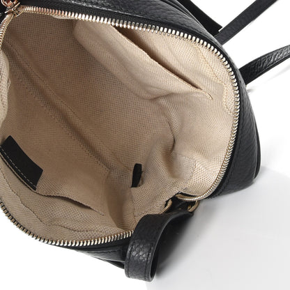 Gucci Pebbled Calfskin Small Soho Disco Bag Black 5 of 11