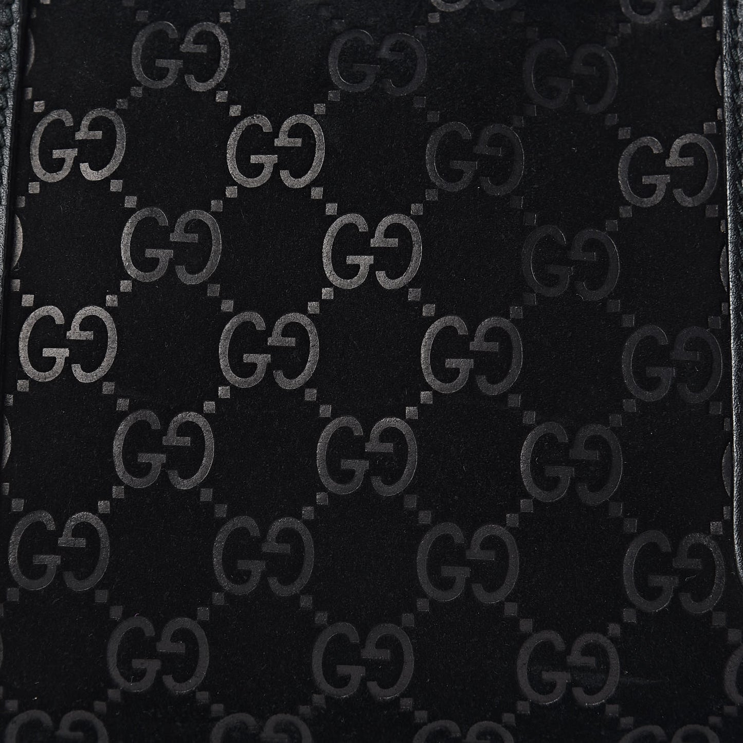 Guccissima Suede Charmy Boston Black