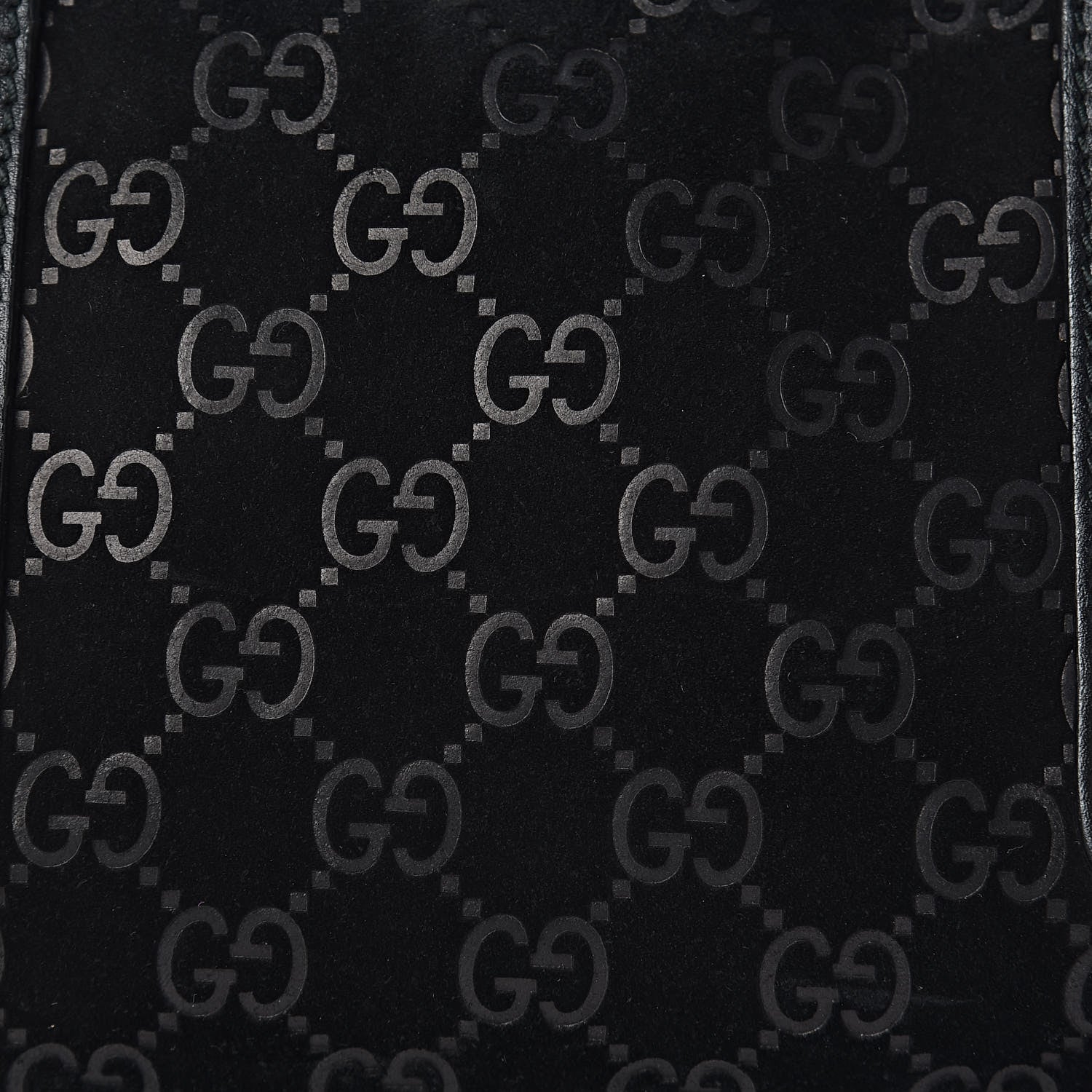 Gucci Guccissima Suede Charmy Boston Black 10 of 10