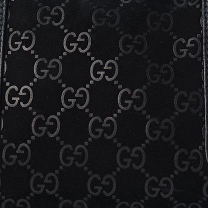 Gucci Guccissima Suede Charmy Boston Black 10 of 10