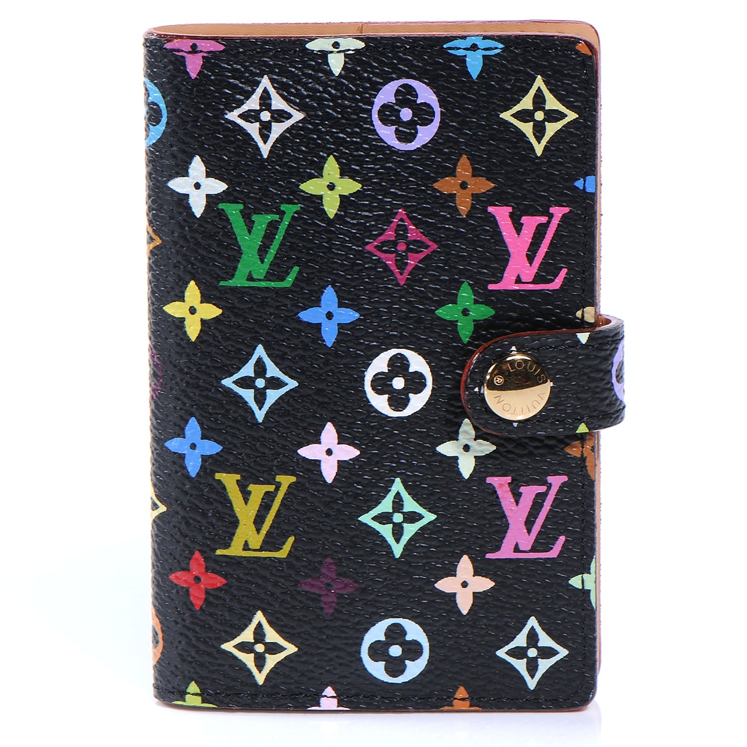 Louis Vuitton Monogram Multicolor Carnet de Bal Mini Agenda Cover Black 1 of 7