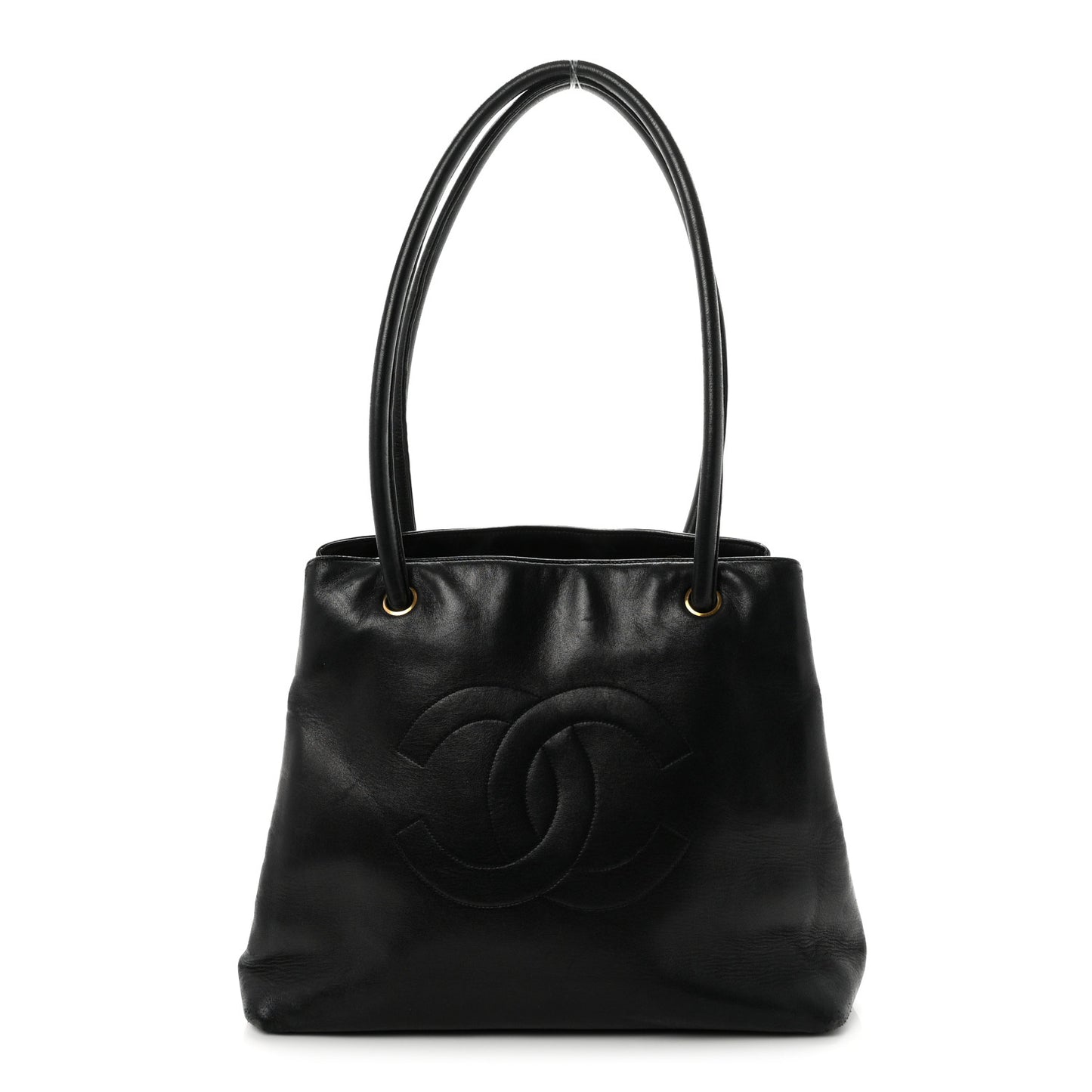 Lambskin CC Shoulder Bag Black