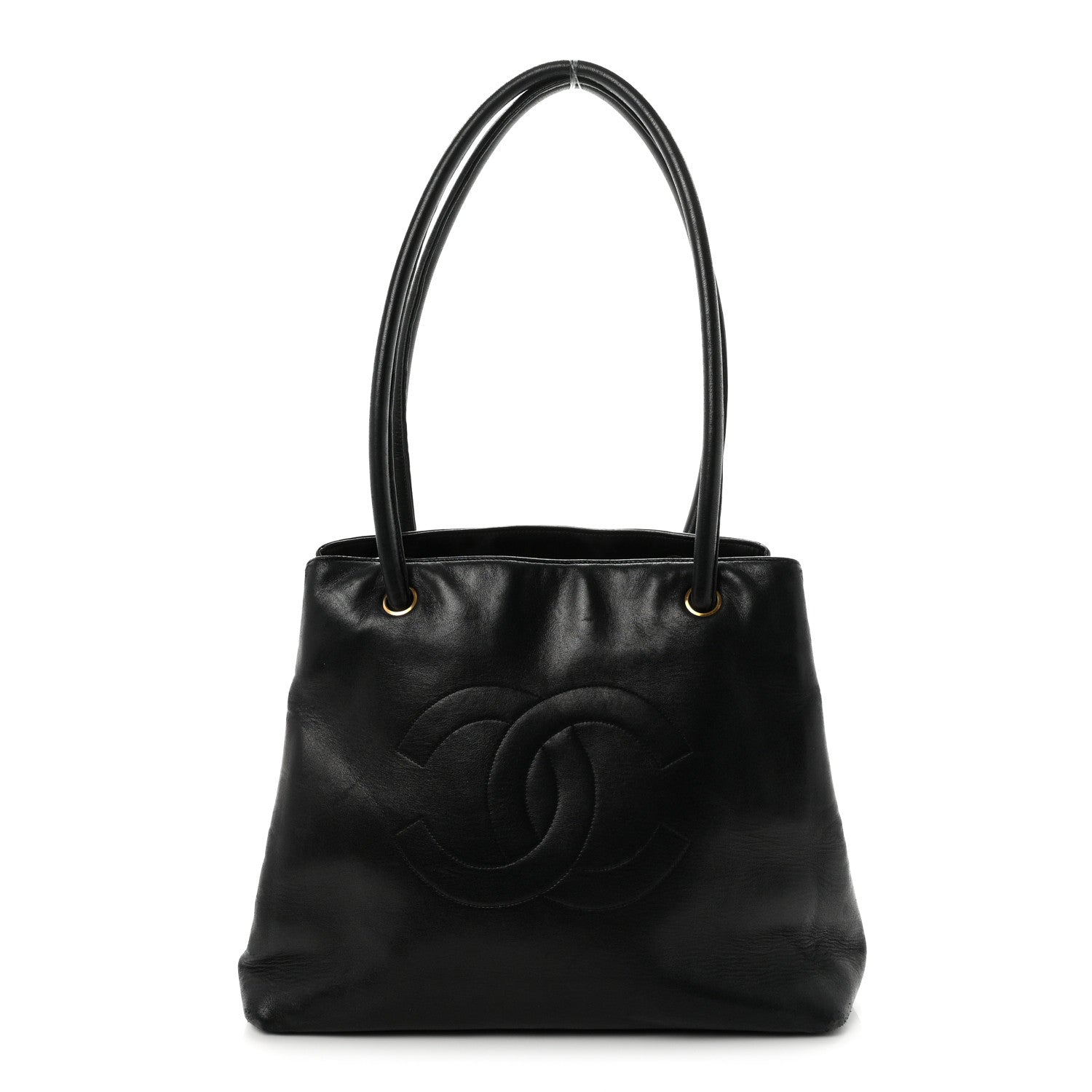 Chanel Lambskin CC Shoulder Bag Black 1 of 11