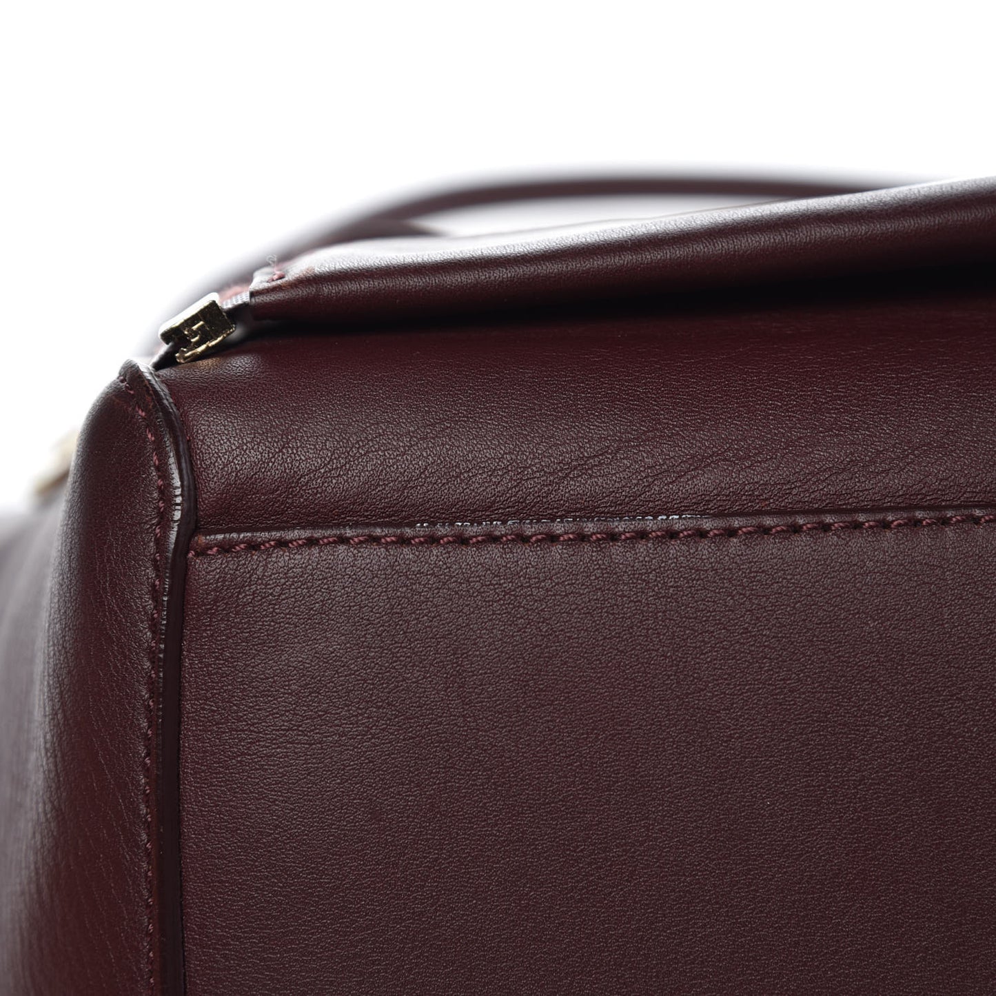 Silky Calf Small Willow Tote Oxblood