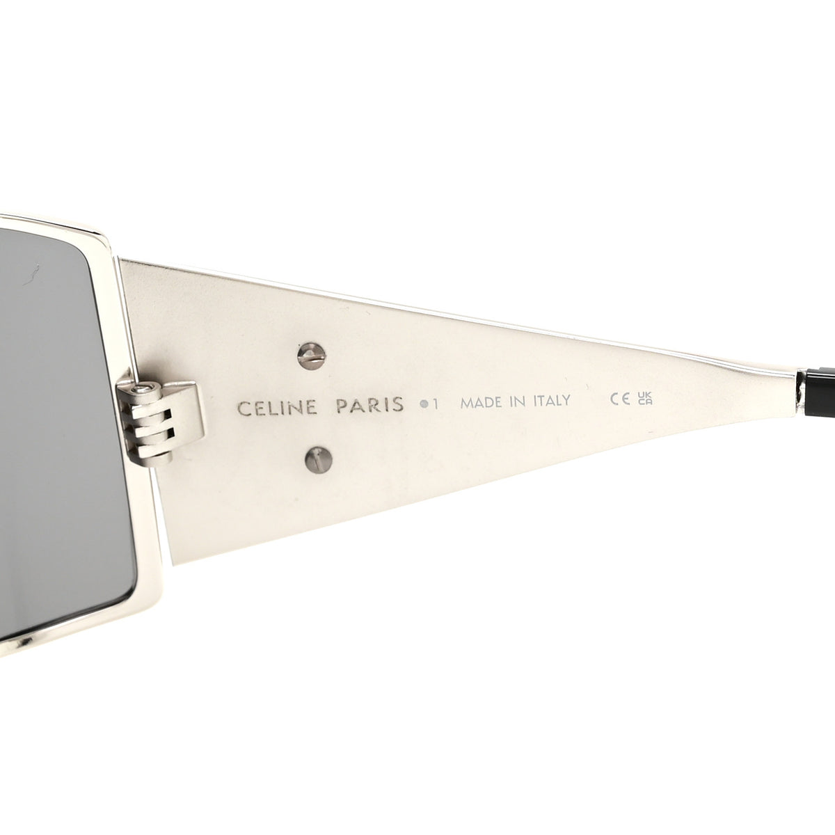 Metal Triomphe Sunglasses CL40283U Silver Black