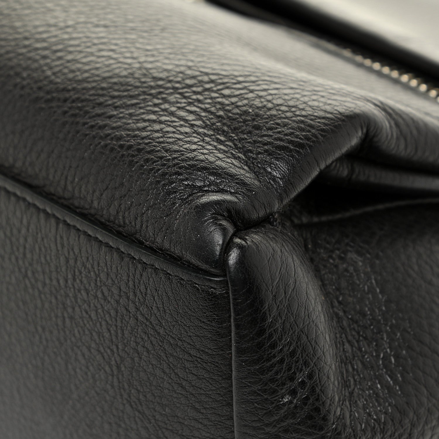 Givenchy Pebbled Calfskin Small Pandora Pure Flap Bag Dark Brown 14 of 30