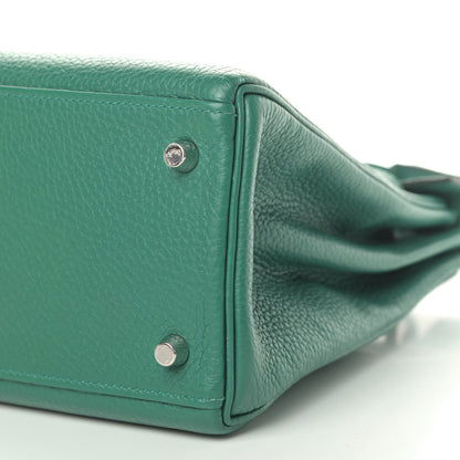 Hermes Taurillon Clemence Kelly Retourne 28 Vert Vertigo 7 of 9