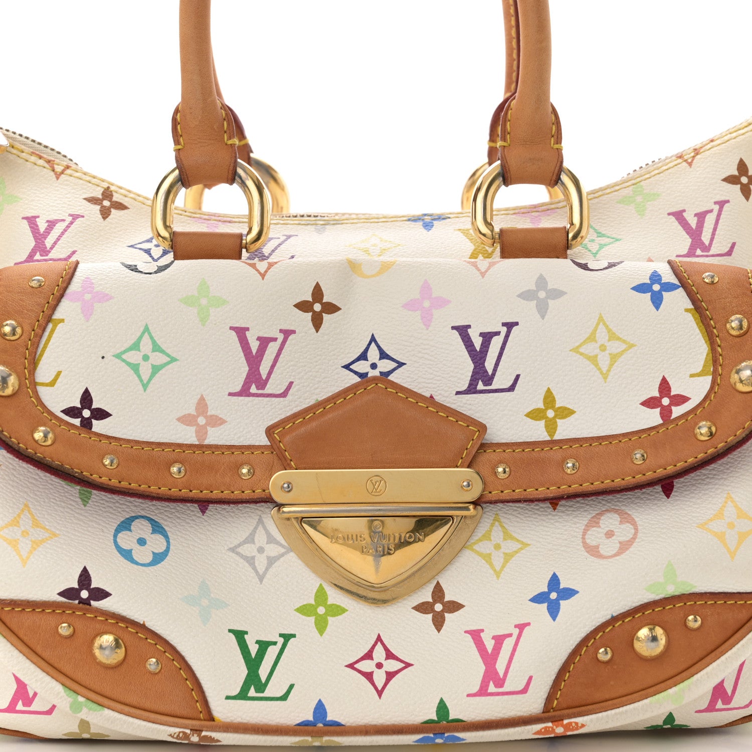 Louis Vuitton Monogram Multicolor Rita White 8 of 15