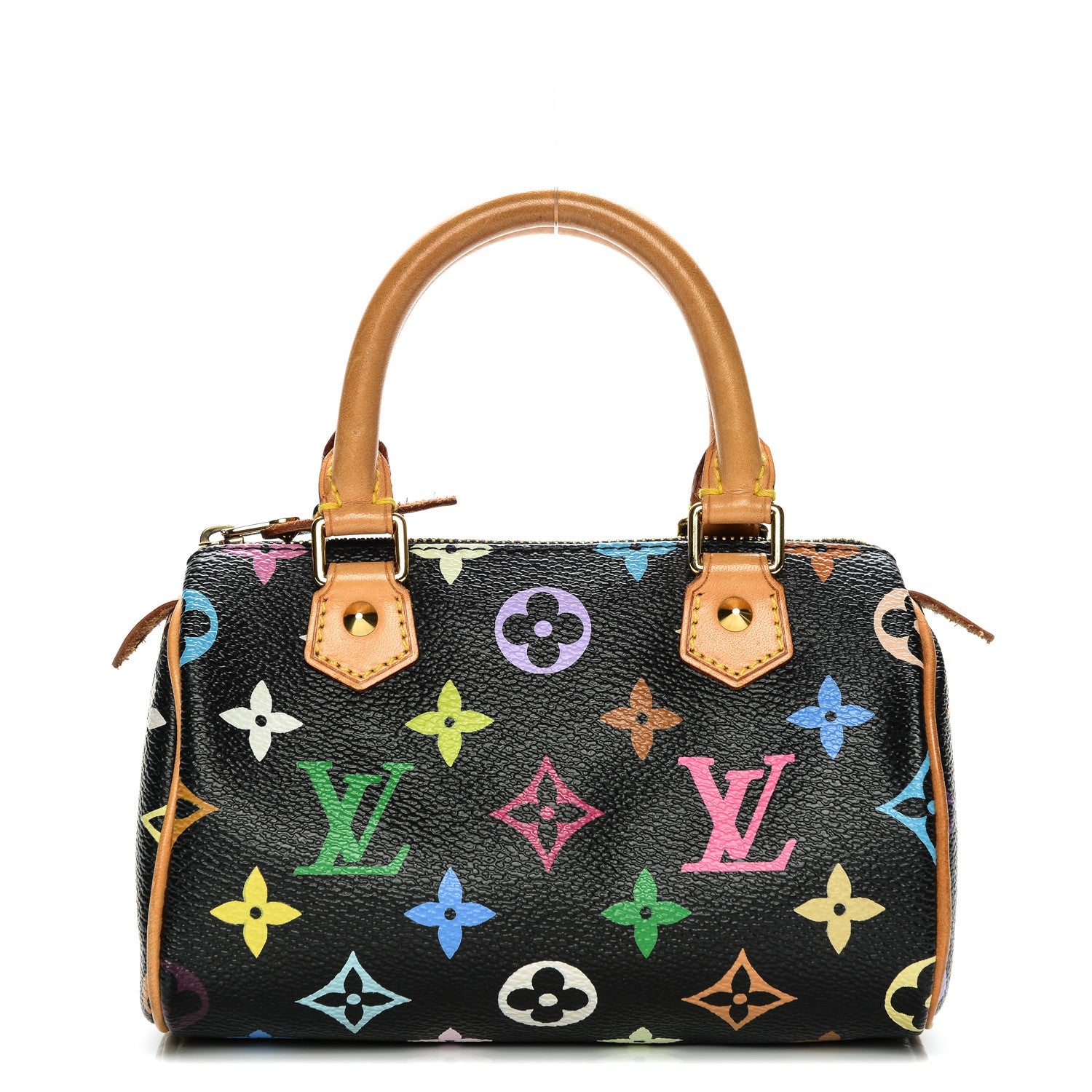 Louis Vuitton Monogram Multicolor Mini Sac HL Speedy Black 1 of 6