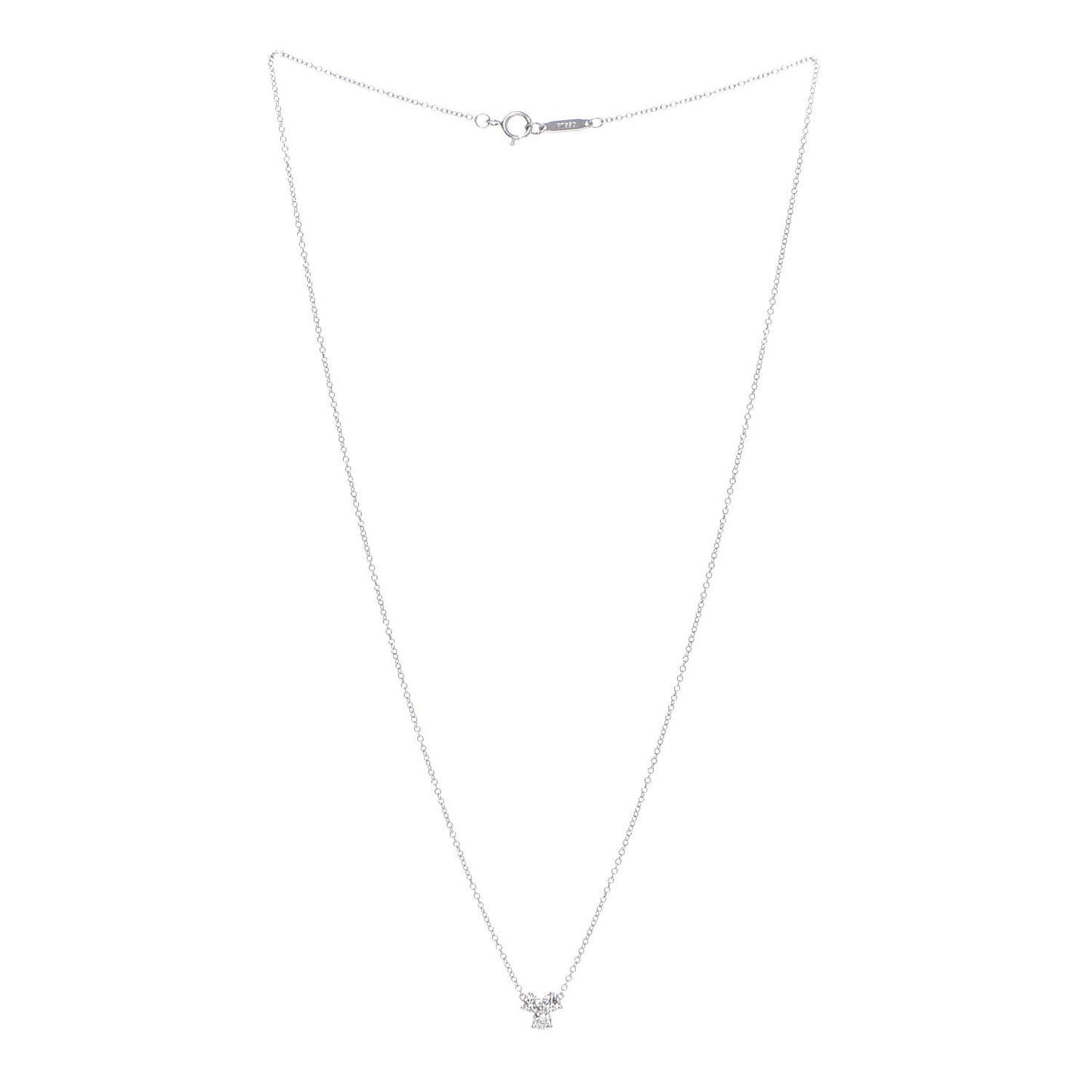 Platinum Diamond Aria Pendant Necklace