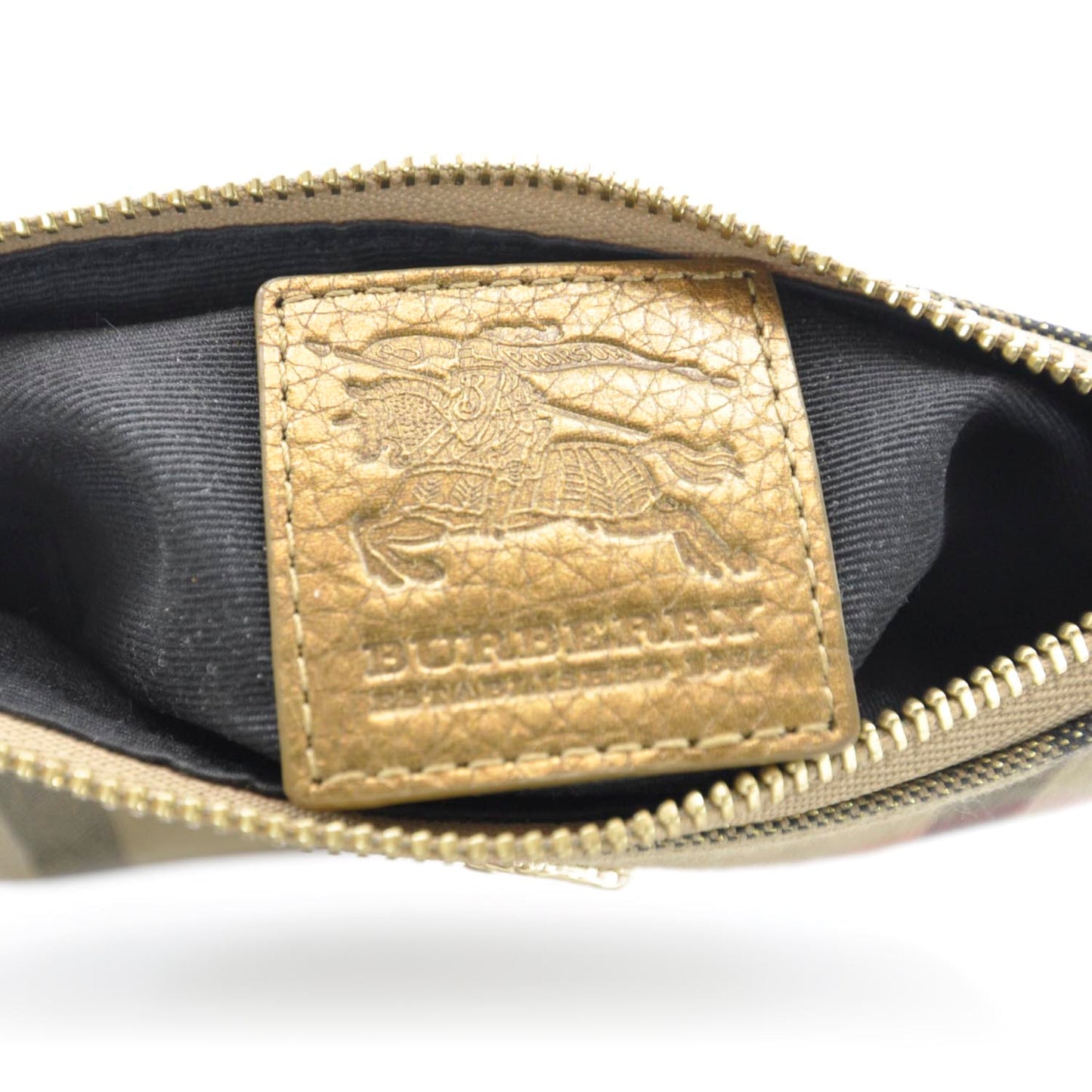 Shimmer Check Coin Purse Pouch