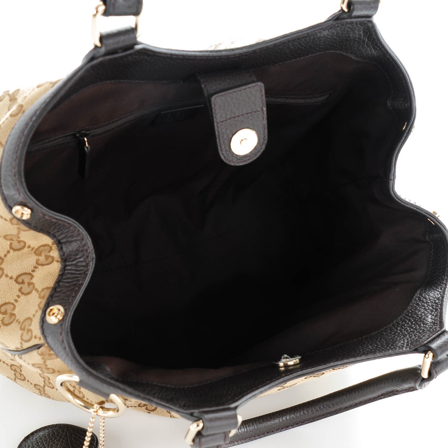 Gucci Monogram Medium Sukey Tote Dark Brown 5 of 7