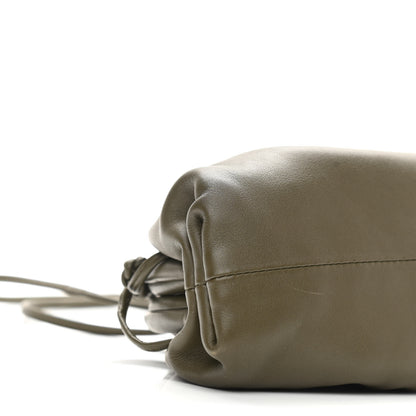 Bottega Veneta Butter Calfskin The Mini Pouch Kaki Fondente 9 of 11