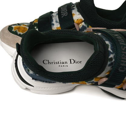 Christian Dior Technical Fabric Camouflage Tie and Dior Womens D-Wander Sneakers 38 Cypress Green 8 of 12