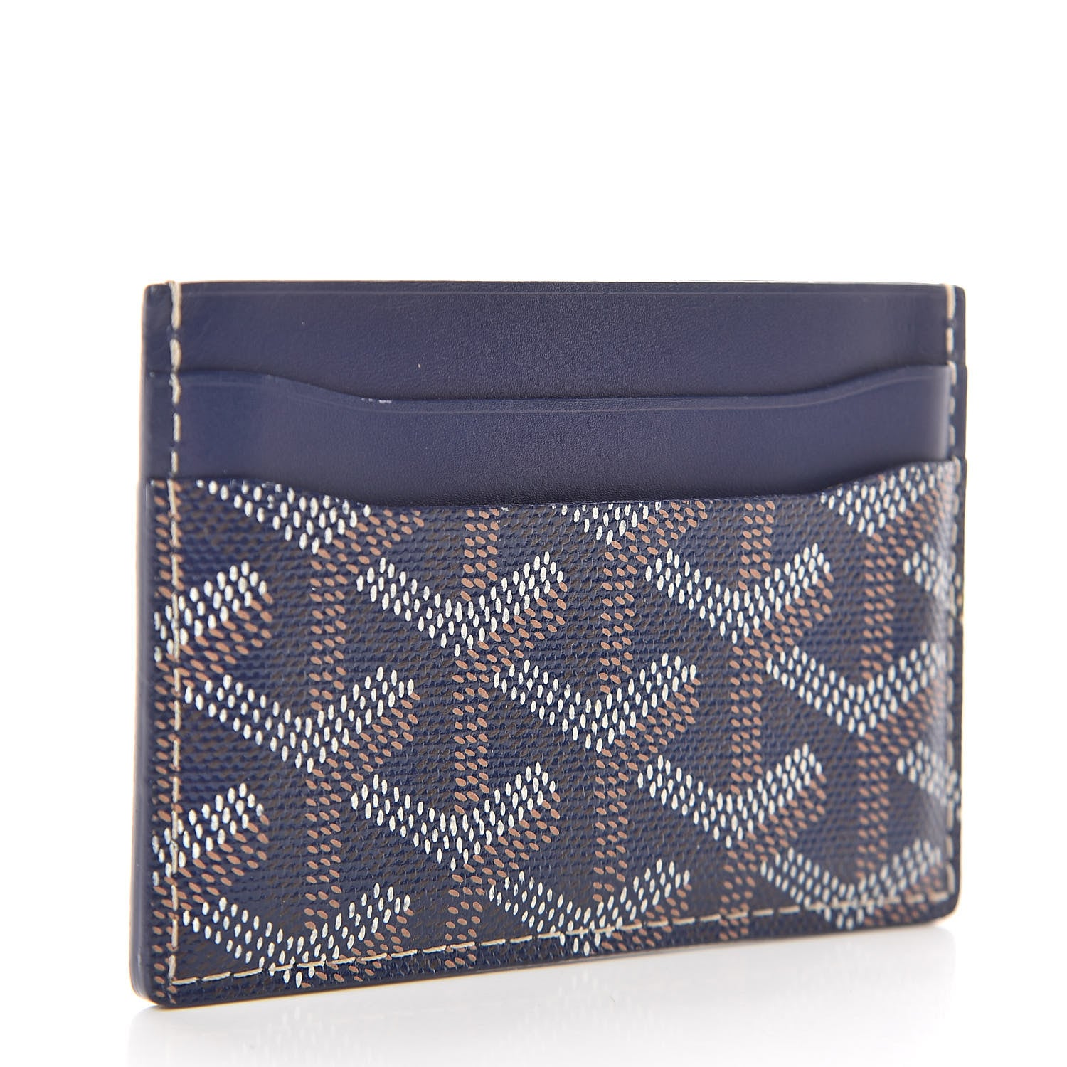 Goyard Goyardine Saint Sulpice Card Holder Navy 3 of 6