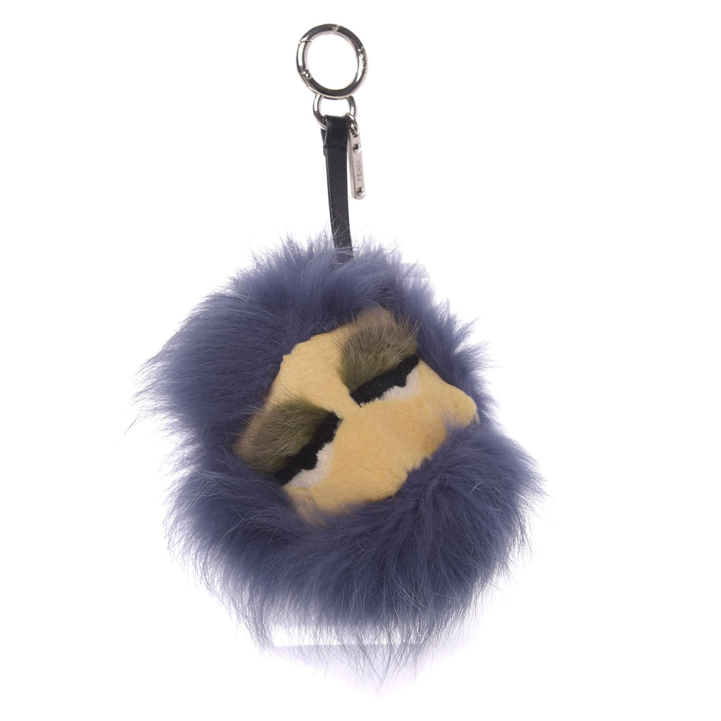 Fox Mink Rabbit Fur Vitello Flamingo Kooky Monster Bag Bug Charm Cassis Black Multicolor