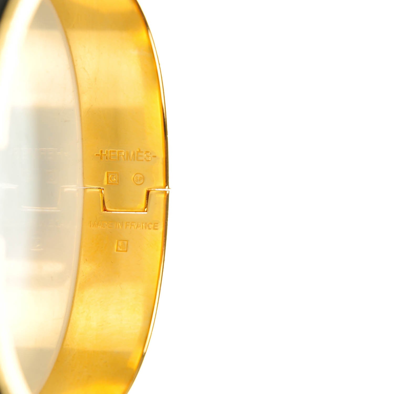 Hermes Enamel Narrow Clic Clac H Bracelet PM Black 3 of 5