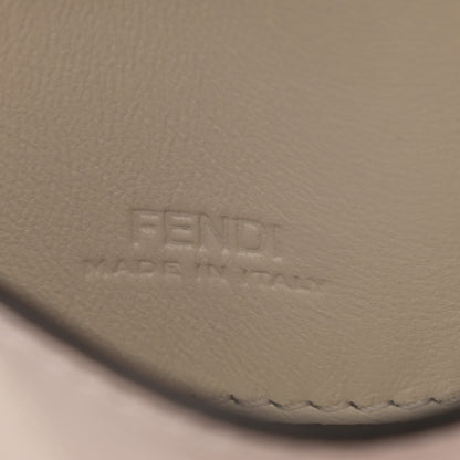 Fendi Nappa Matisse FF Embossed Nano Baguette Charm White 8 of 10