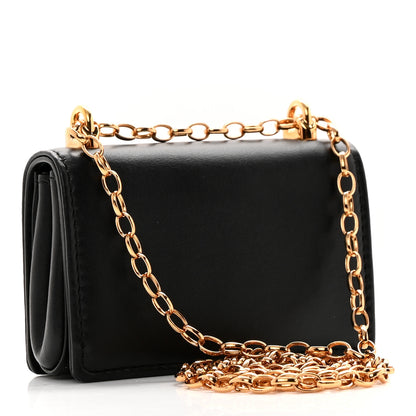 Dolce & Gabbana Calfskin Micro DG Girls Shoulder Bag Black 3 of 12