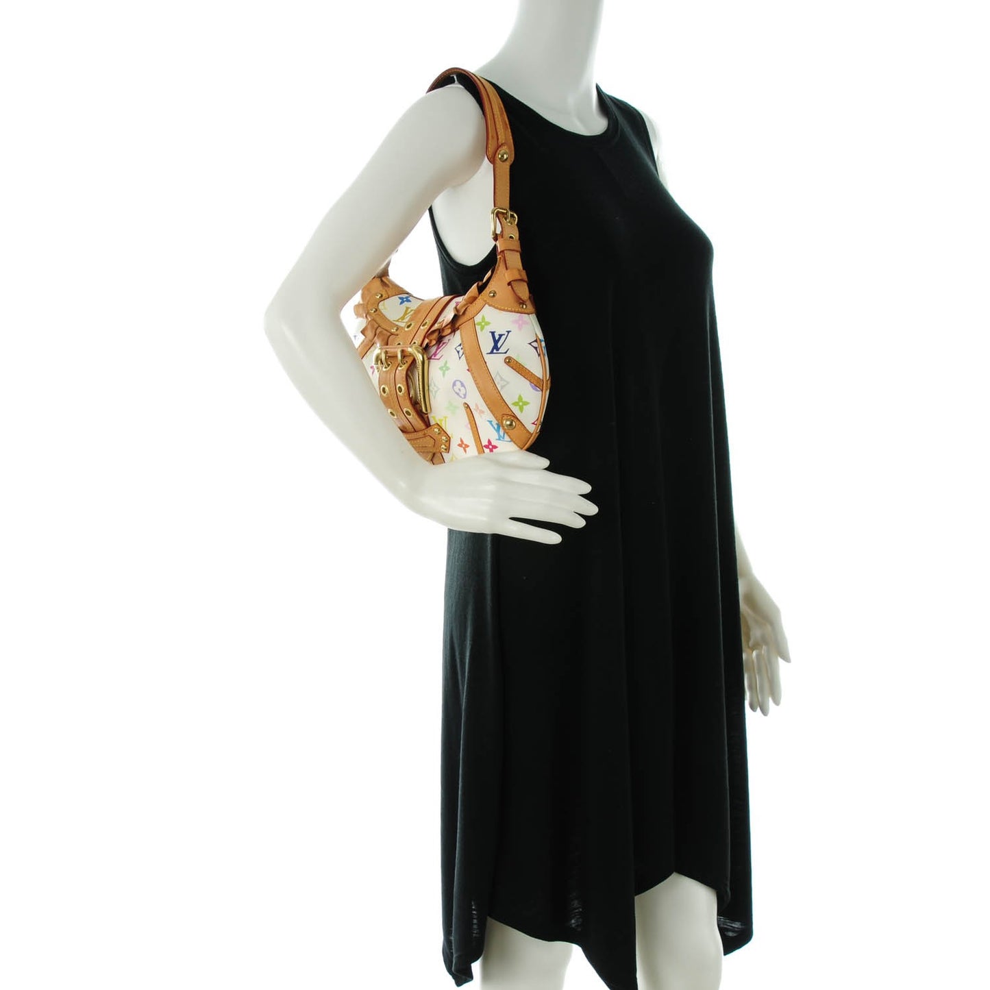 Monogram Multicolor Leonor White