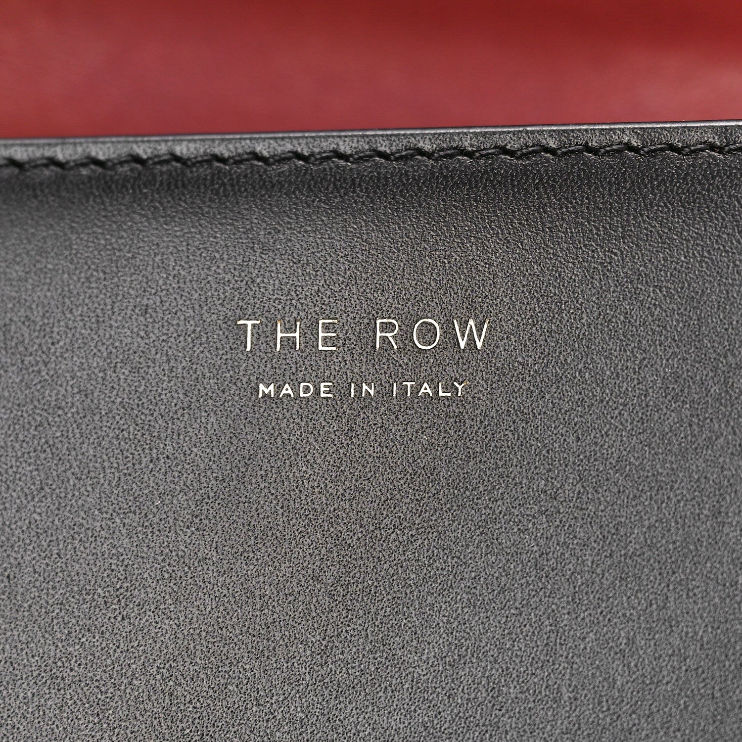 The Row Polished Saddle Calfskin Sofia 8.75 Crossbody Black 6 of 11