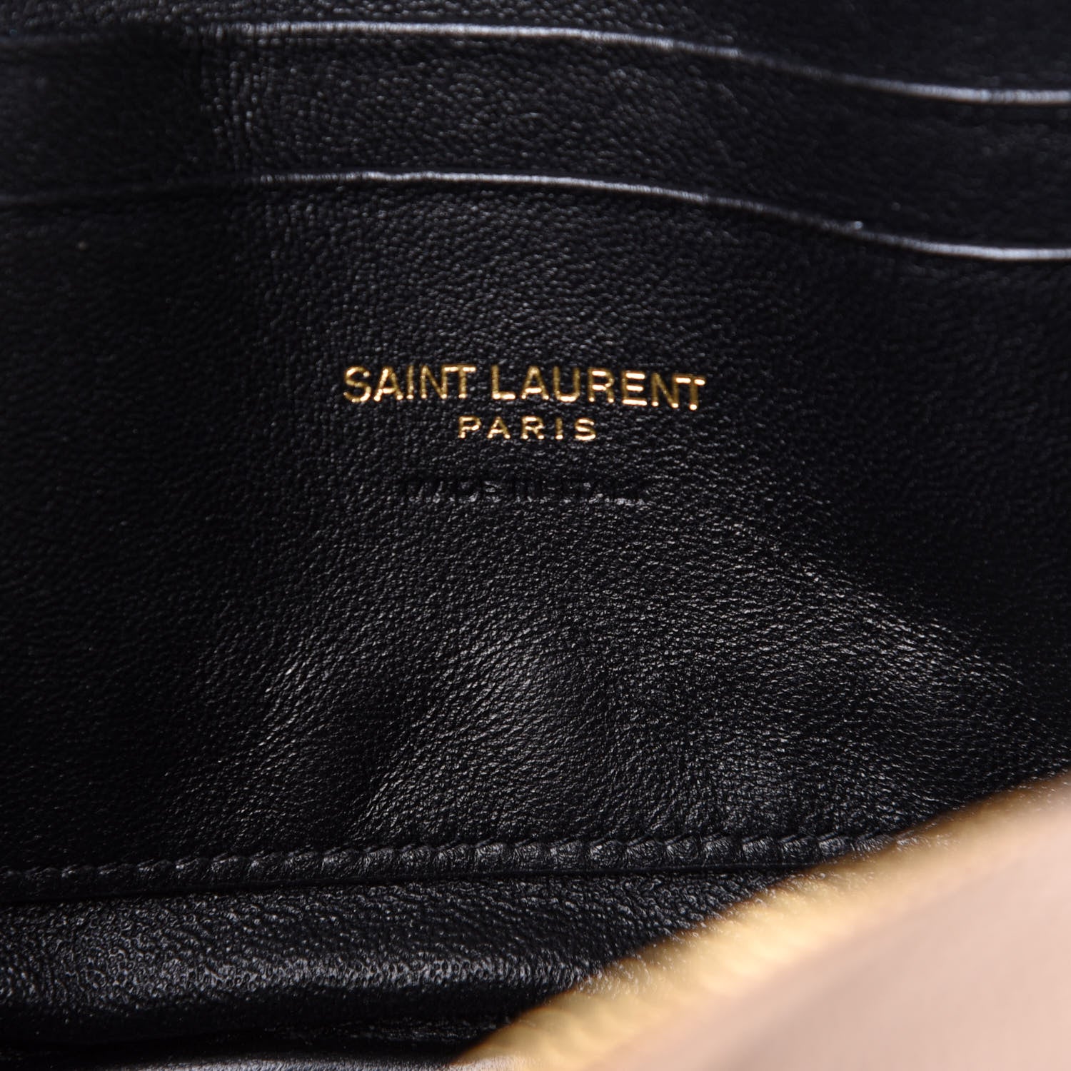 Saint Laurent Grain De Poudre Matelasse Monogram Mini Lou Camera Bag Dark Beige 5 of 9