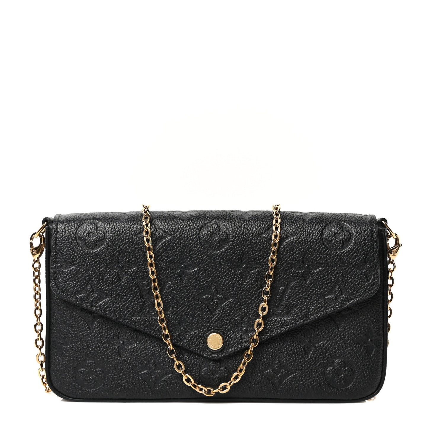 Empreinte Pochette Felicie Chain Wallet Black
