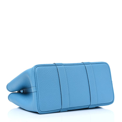 Hermes Vache Country Garden Party 30 TPM Bleu Du Nord 4 of 9