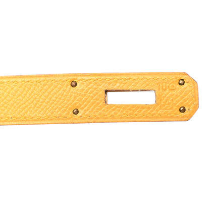 Hermes Courchevel Kelly Sellier 32 Jaune 7 of 12