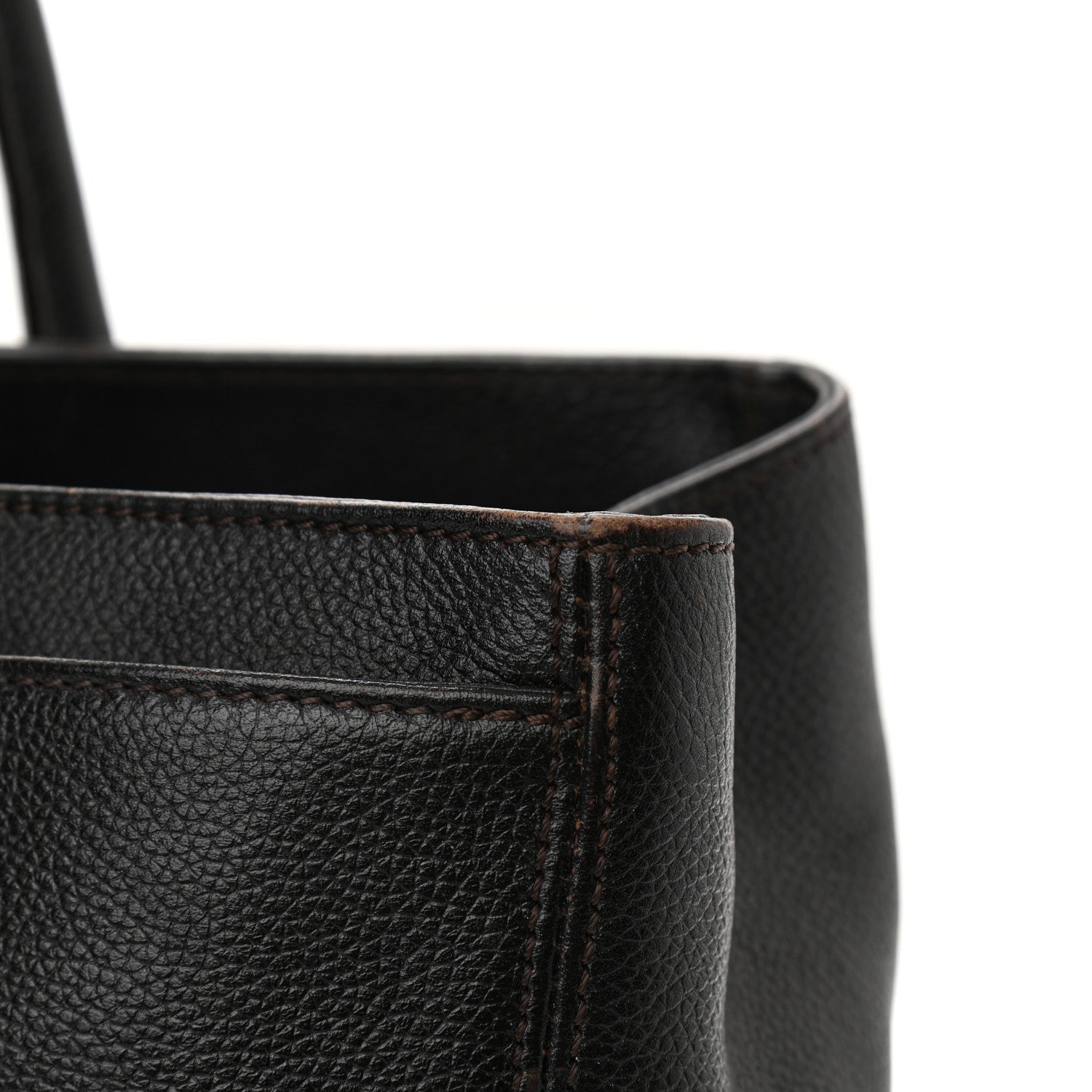 Chanel Calfskin Cerf Executive Shopper Tote Black 9 of 17