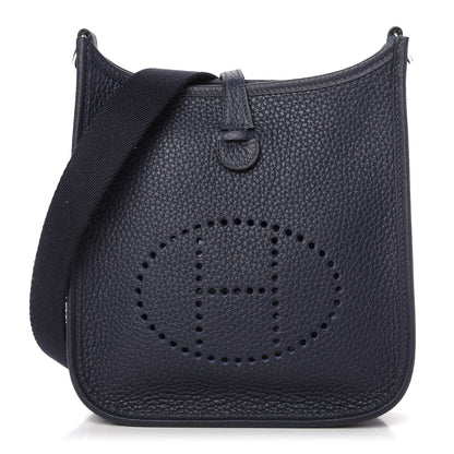 Hermes Taurillon Clemence Evelyne TPM Bleu Nuit 1 of 10