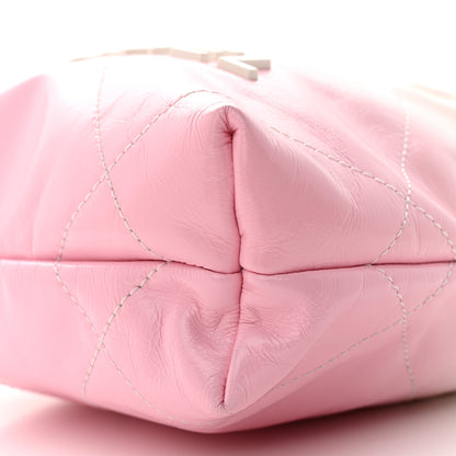 Chanel Patent Gradient Calfskin Quilted Mini Chanel 22 White Light Pink 10 of 11