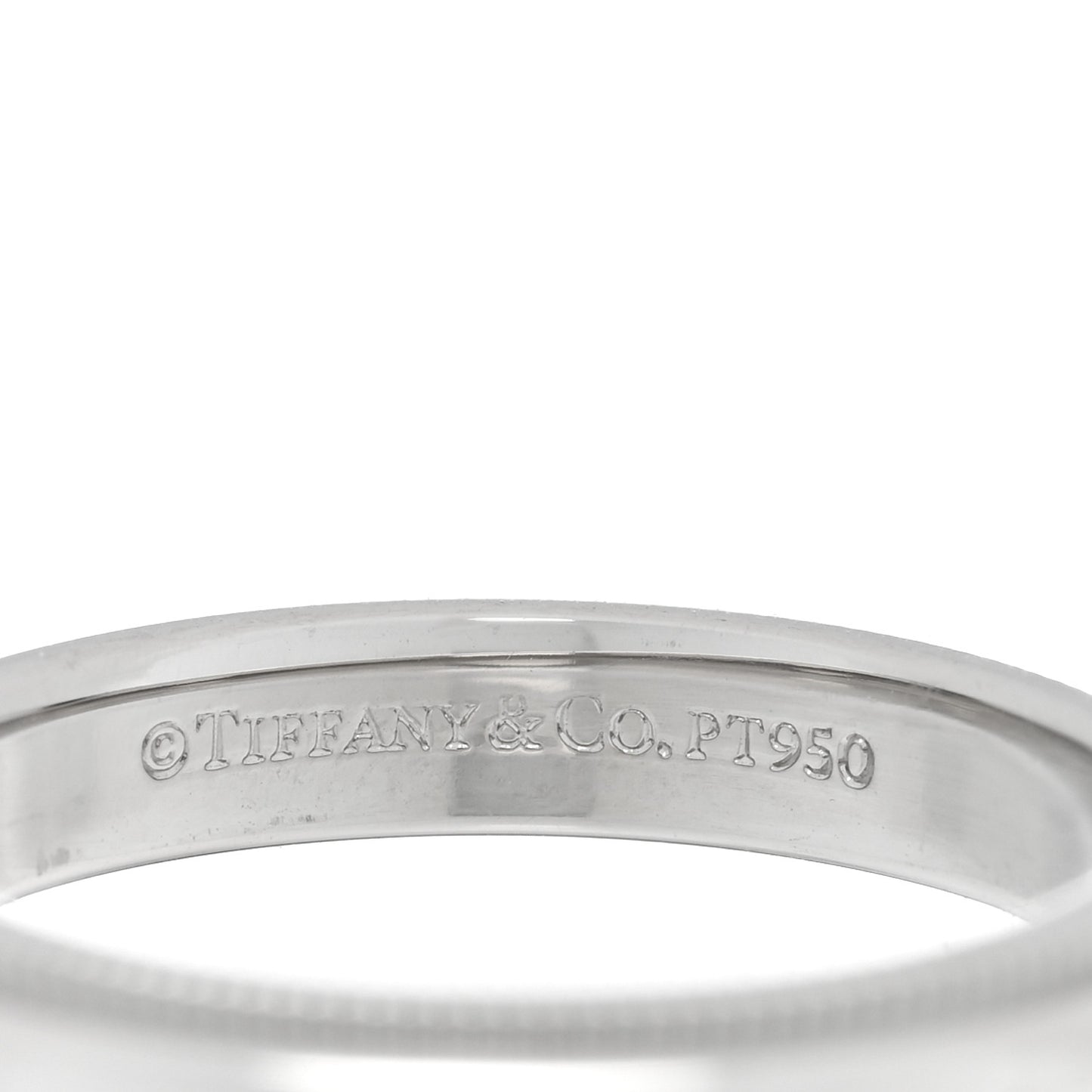Platinum 3mm Together Milgrain Wedding Band Ring 47 4.25