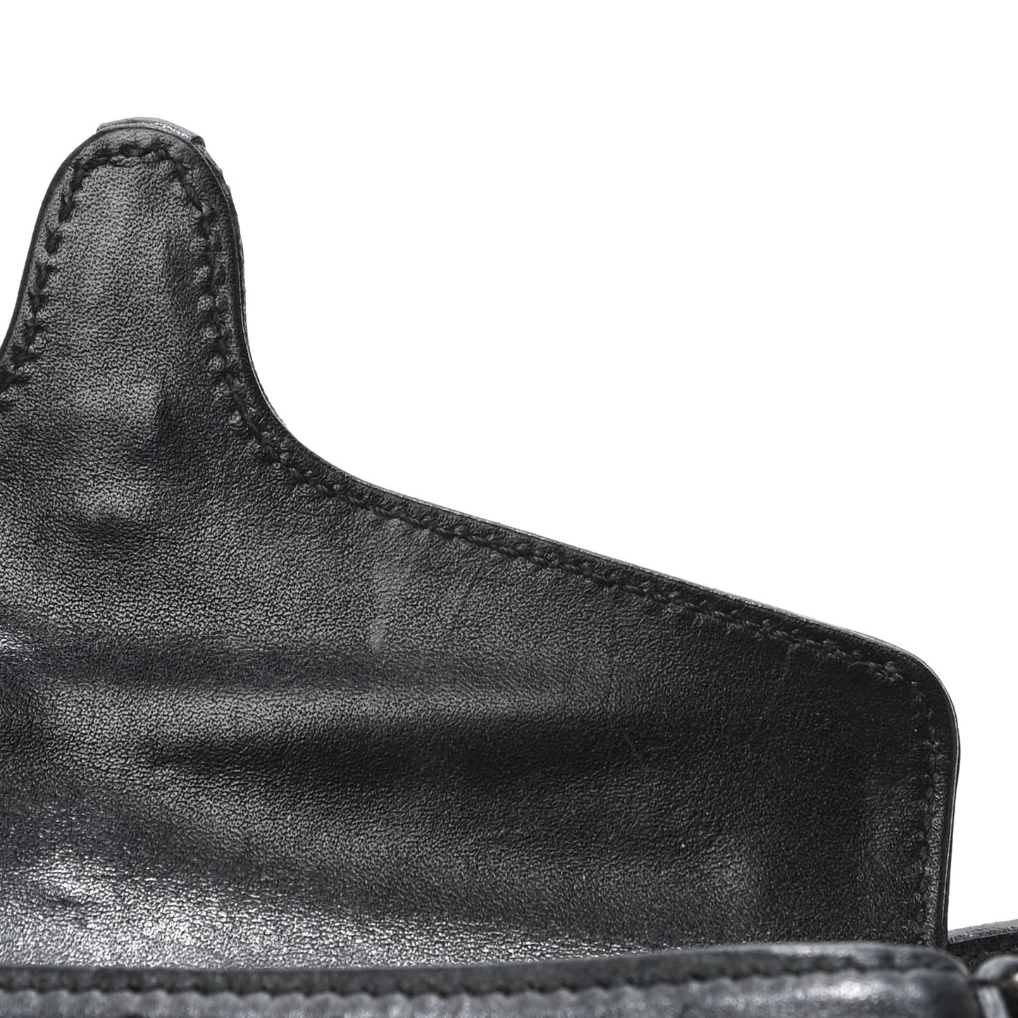 Calfskin Perforated GG Pochette Black