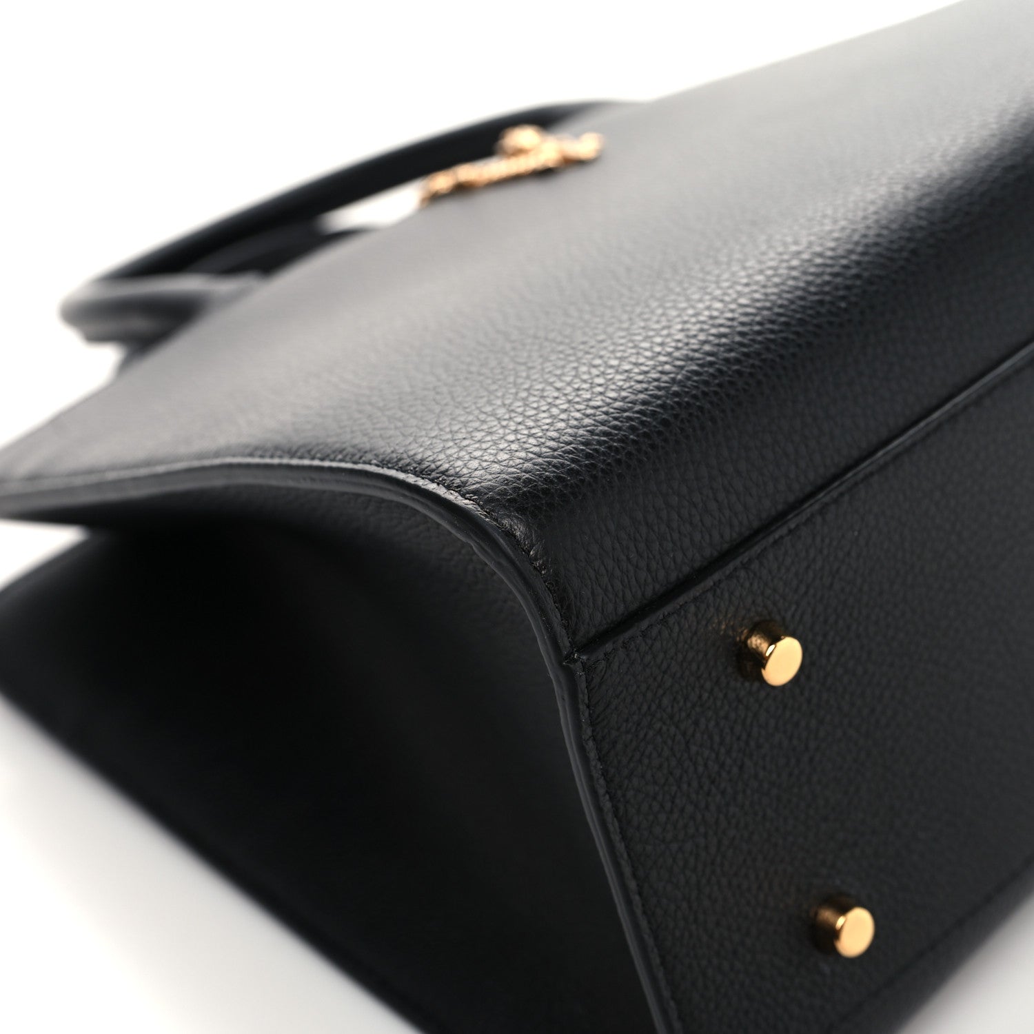 Versace Calfskin Virtus Tote Black 8 of 11