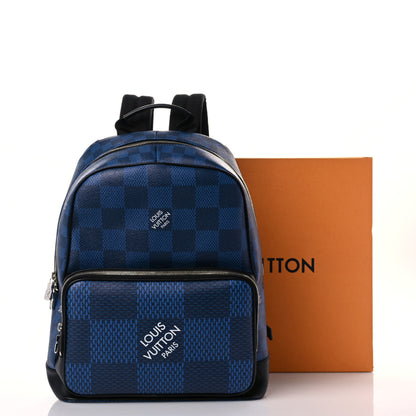 Louis Vuitton Damier Graphite 3D Campus Backpack Navy 12 of 12