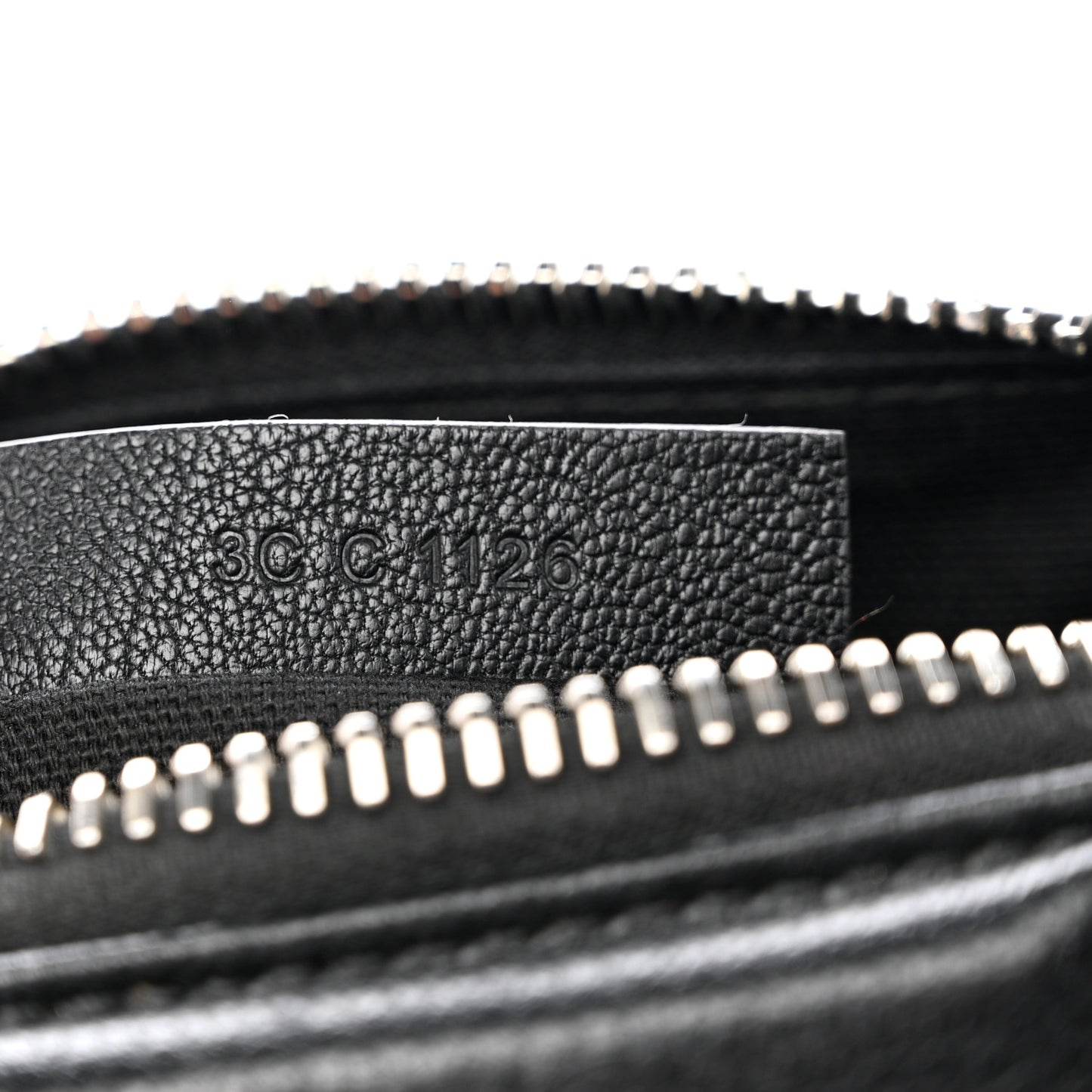 Sugar Goatskin Small Antigona Beauty Wristlet Black