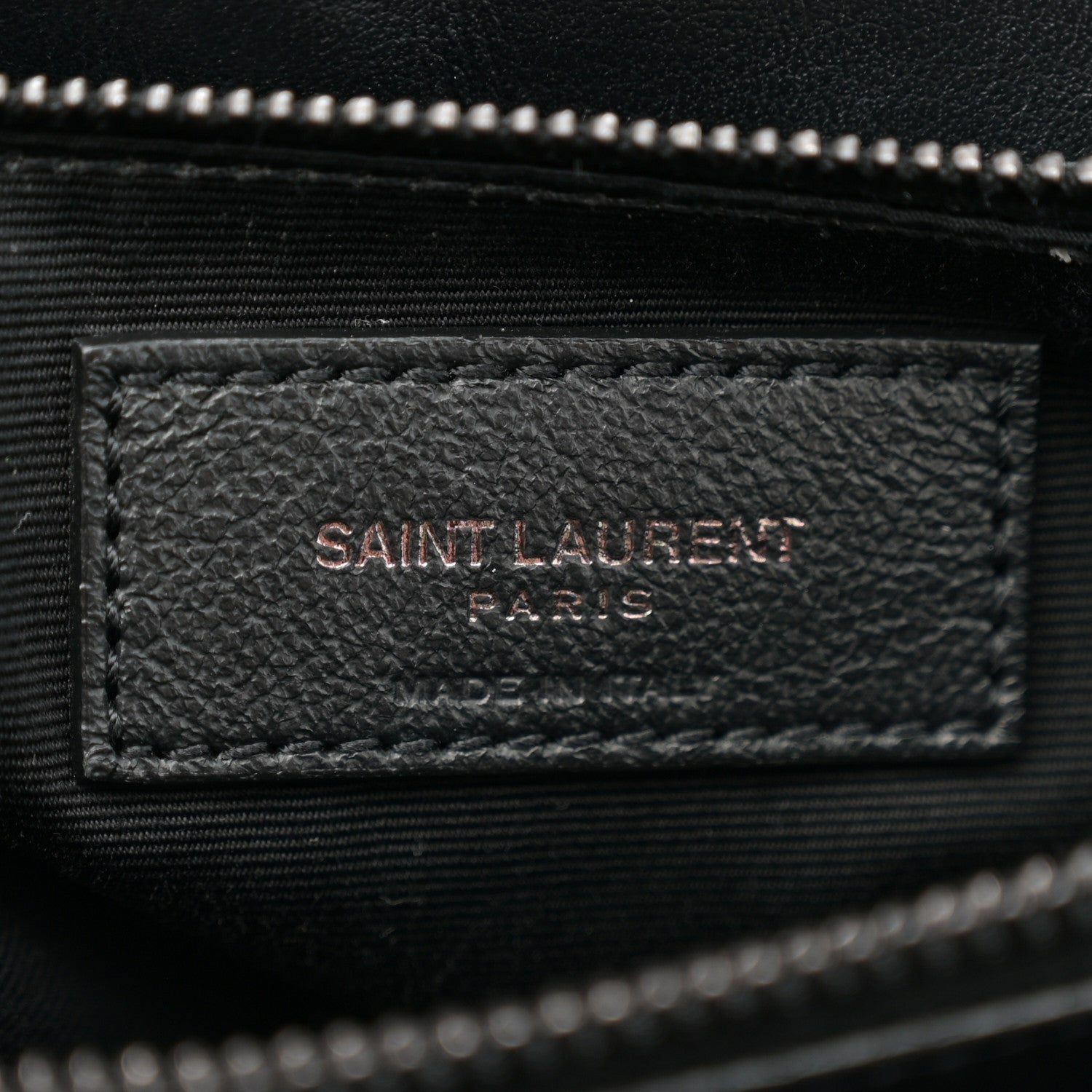 Saint Laurent Calfskin Y Quilted Monogram Monochrome Large Loulou Chain Satchel Black 6 of 13