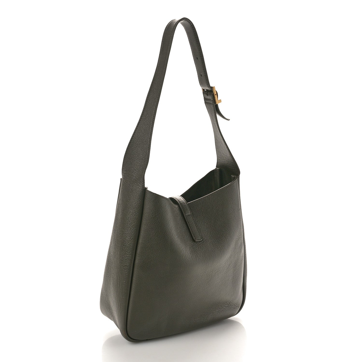 Saint Laurent Smooth Calfskin Small Le 5 A 7 Soft Hobo Light Musk 3 of 9