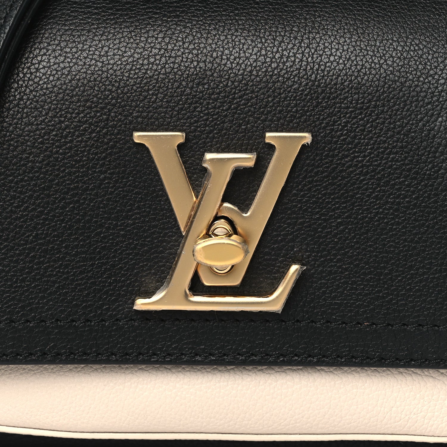 Louis Vuitton Grained Calfskin Lockme Tender Black 7 of 9