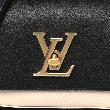 Louis Vuitton Grained Calfskin Lockme Tender Black 7 of 9