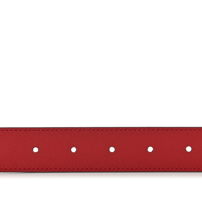 Gucci Plutone Calfskin Double G 30mm Belt 80 32 Rosso 5 of 5